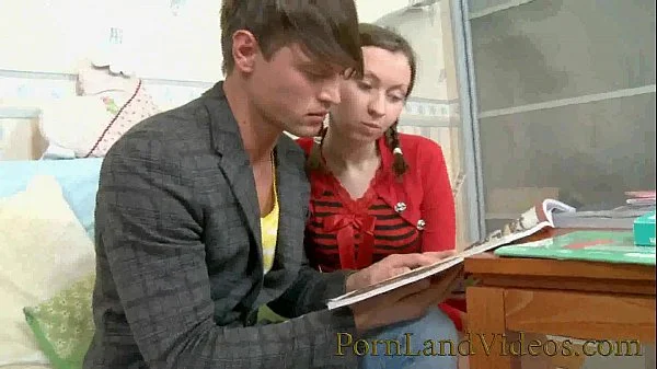 little teen sucking big cock and fucking anal
