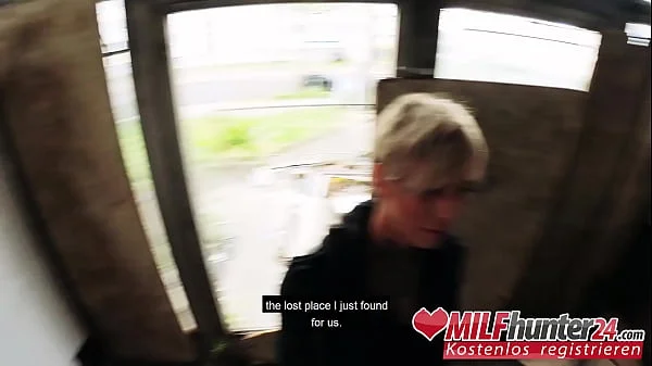 Today, the MILF Hunter fucks skinny MILF Vicky Hundt in an abandoned building & shoots his cum on her face (FULL SCENE)! I banged this MILF from milfhunter24.com!