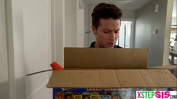 My teen stepsister made me fuck her for my fireworks