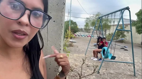 And if they discover us? , fun sex in a public park with my fucking whore girlfriend and a horny stranger