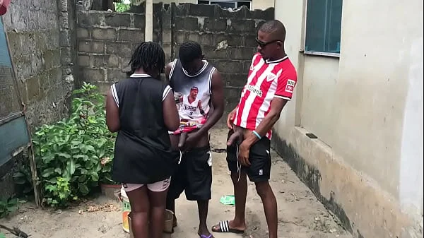 TWO FRIENDS GANGBANG A HOUSE HELP OUTDOOR. A PLAN MAPPED OUT BY THE TWO FRIENDS ON THE GIRL.