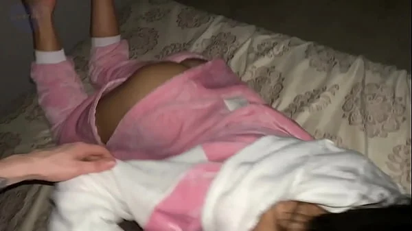 Step sister gets her first anal fuck and creampie in ass