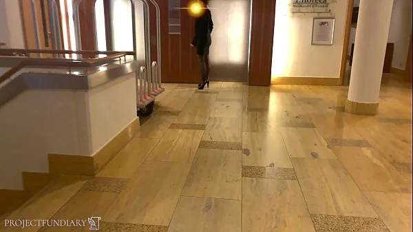 tinder date slut, hotel room fuck in pantyhose and high heels