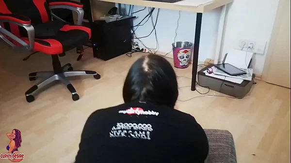 curvy german Gamer Girl gets fucked while gaming