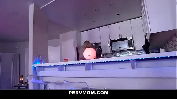 Stepmom interrupts my masturbation session