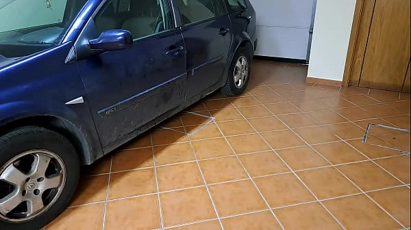 Horny wife receives internal cumshot from the mechanic