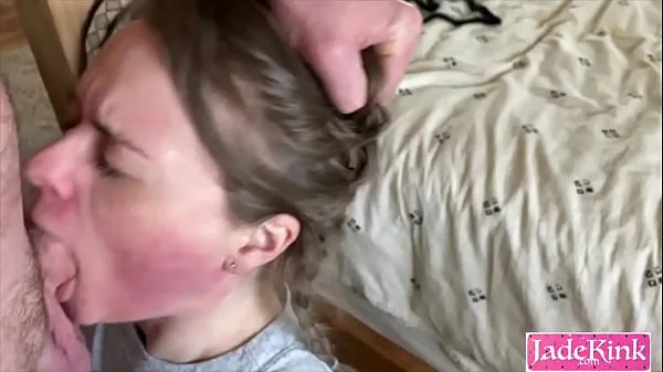 Submissive girlfriend is in training learning how to be a good girl