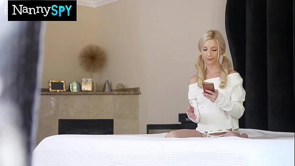 Nanny With Tiny Tits Milks Every Drop Out Of Her Bosses Cock To Keep Her Job