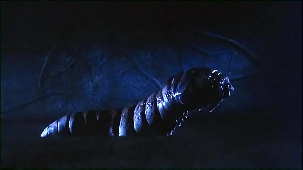 Worm Sex Scene From The Movie Galaxy Of Terror : The giant worm loved and impregnated the female officer of the spaceship.