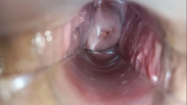 orgasm inside the vagina close-up
