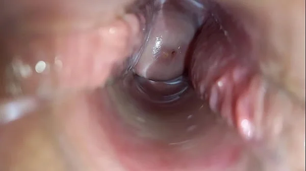orgasm inside the vagina close-up