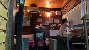 I met delivery guy naked. He asked me to touch my boobs and i let him do it.