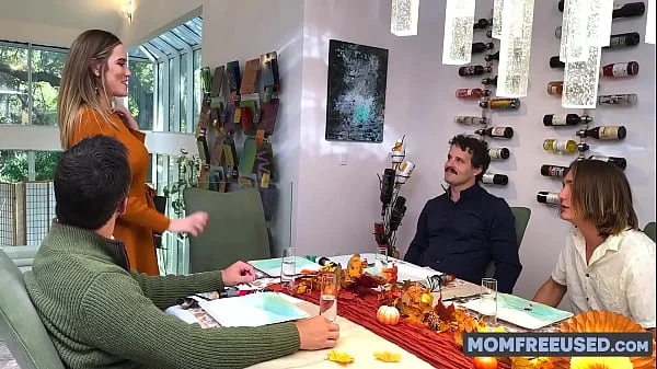 Step Mom's Thanksgiving Gangbang - Aderes Quin, Robby Echo, Donnie Rock, Axel Haze