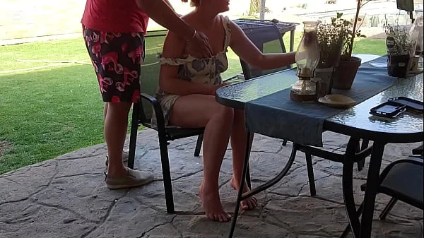 Mutual masturbation standing sex with my stepmom