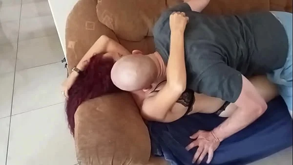 Cuckold husband watches wife fucked bareback by young guy. She begs to cum in her pussy.
