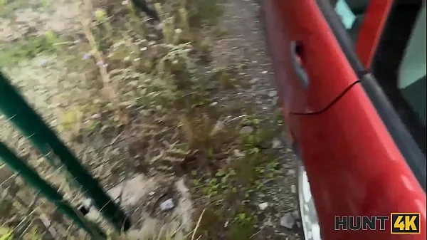 HUNT4K. Red riding hood is good in sucking big cocks and riding them