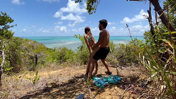 Sexo ANAL ao ar livre em praia Nordestina