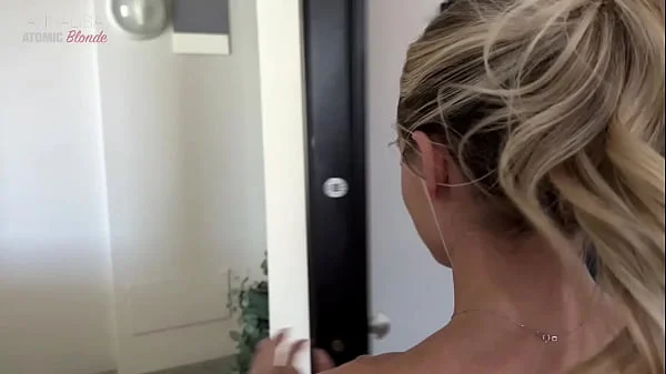 My Neighbor Catches Me Jerking Off and Decides to Take It in Her Mouth