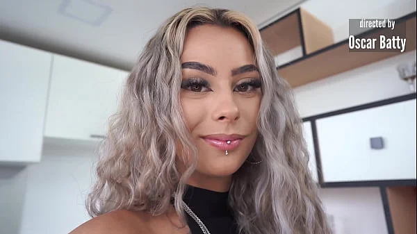 20 years old very pretty face Brazilian, Morganita Brux first time drinks p1e & 4 huge dicks fuck (DAP, Dry version, Anal only, ATM, 4on1, monster cock BBC) OB449