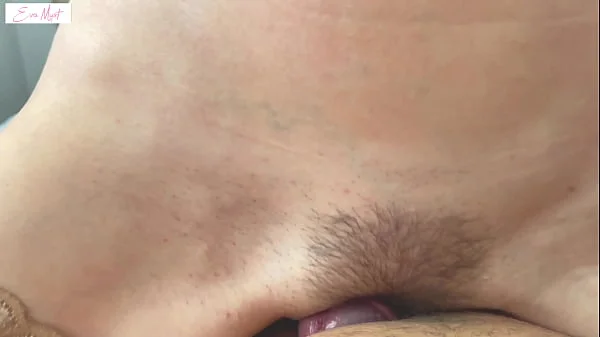 Pussyjob: I'll slide on your cock with my hairy pussy until you cum - EVA MYST