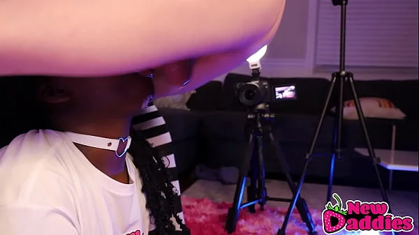 Black & Ebony Throat Fucking Day 14/28 ~ BWC Face Fucks Big Tits Step Sister