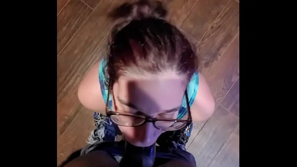 White Slut Wife Doing What She Loves Best Sucking Big Black Cock BBC