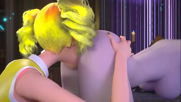 3DGSPOT - Crazy 3D Cartoon Threesome With Multiple Cocks And Two Busty Girls! UNCENSORED SEX!