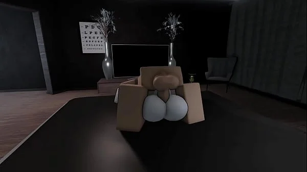 Fucking with my busty goth friend in roblox