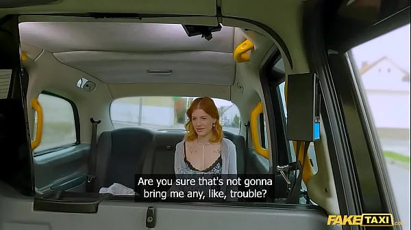 Fake Taxi - Petite redhead squirting on big dick German babe public flashing and hard fast fuck