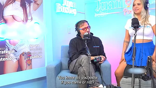 Annie Marin Sexy blonde fucks her friend on Juan Bustos Podcast.