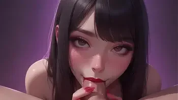 Please Cum In My Mouth - Young Asian Blowjob POV - AI