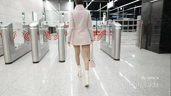 Just a coat on my naked body