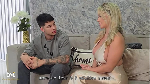 Sexy Lawyer collects her fees with good sex with an ex-convict with a huge cock - Danner Mendez & Tatiana Alvarez