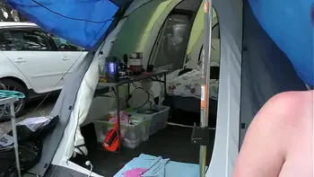 Blatant Public Display at the local Holiday Park by trashy Kiwi MILF. Trailer