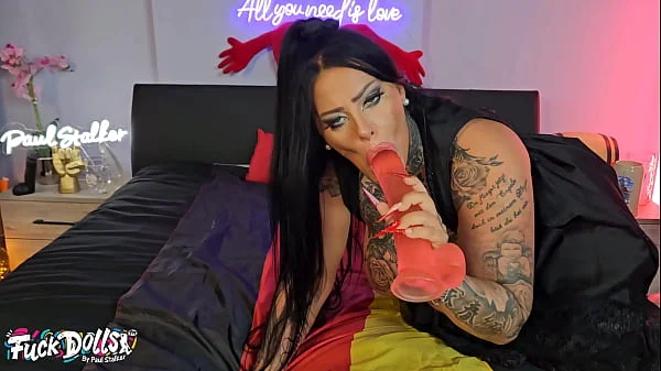 Busty Inked Ashley Cumstar SPEW Piss & Milk Ass Fisted, Piss drinking, ROUGHLY Fucked, Vaginal Creampie