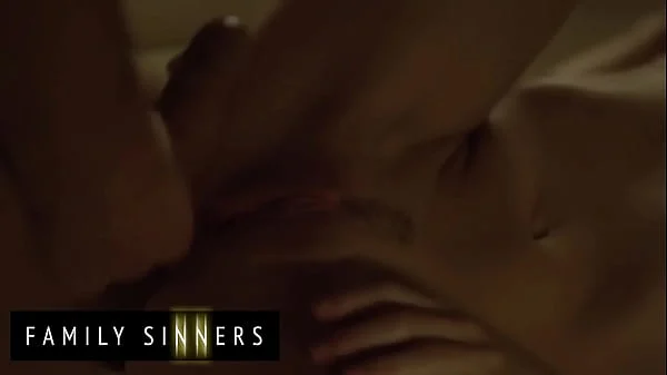 FAMILY SINNERS - Horny Stepbro Sneaks In His Stepsis's House And Seduces Her Making Her All Wet And Ready To Fuck