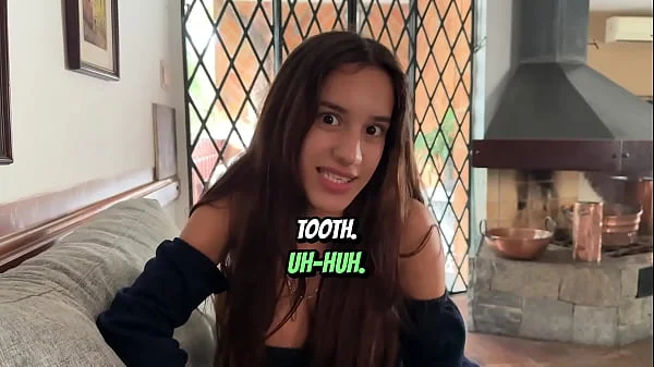 First Casting With Busty Skinny 18yo Brazilian Teen - POV Teen Blowjob