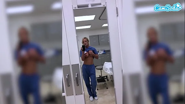 Hot Fit MILF Nurse Gets Fired For Showing Pussy