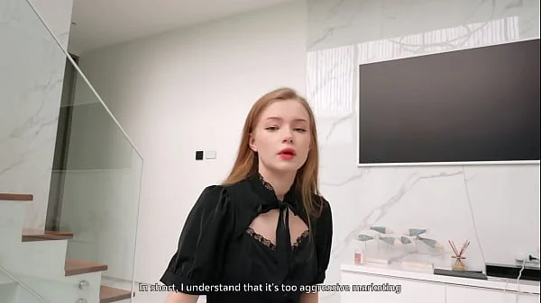 You Promised To Rent This House! Do It Or I'll Get Fired! Rough Fucked a Estate Agent and Cumshot