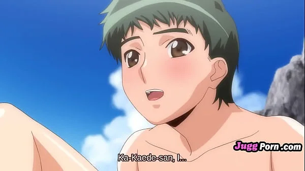 Sex on the beach without a condom - UNCENSORED HENTAI