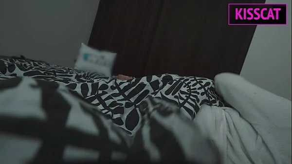 Taboo Fantasy Turns Real? Step mom Helps Step son in Share Bed with Hand, but Fills Pussy with Cum