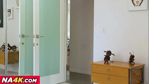 Latina MILF Kiki Klout showers with son's friend before fucking him