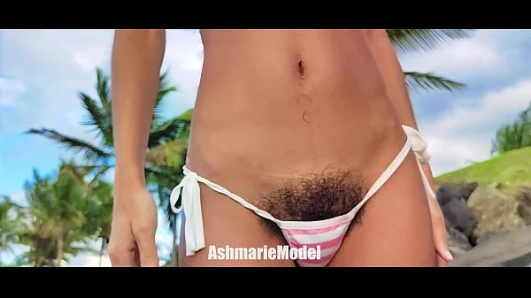 Hairy Pits Bouncing Tits Micro Bikini Big Bush Hairy Ass Public Exhibitionist