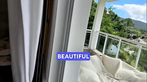 POV of BRUNNET LATINA swallowing FULL CUM IN THE MOUTH - First lesson on College!