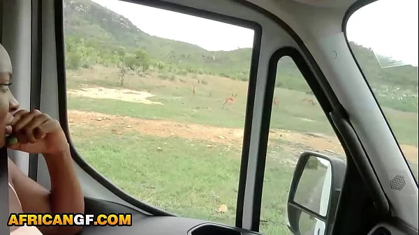 Pretty African Teen Girlfriend Risky Outdoor Sex With BWC