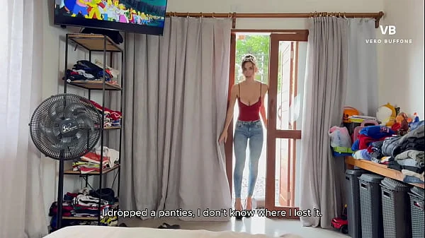 Madrastra de culo grande y un creampie de su hijastro