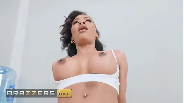 BRAZZERS - Demi Sutra Finds The Right Moment To Sneakily Suck & Fuck Her Cowworker's Big Dick