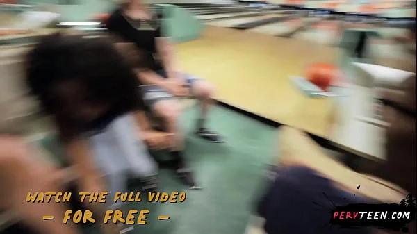 Fucking Sneaky in the Bowling Alley and Getting Filmed