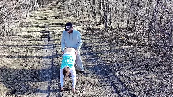 Curvy Babe Fucked in Public Shower and at Public Camp