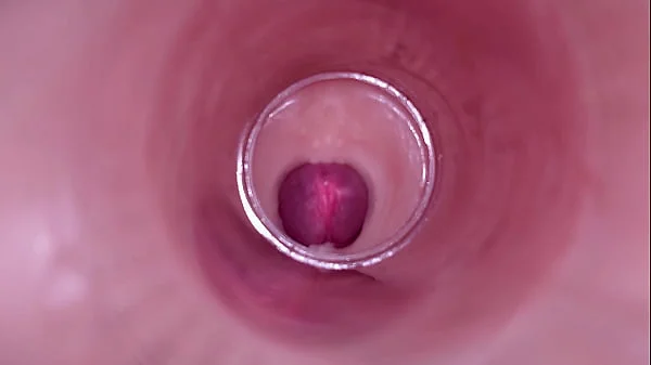 Female Insemination - Internal Camera Captures Deep Male Ejaculation